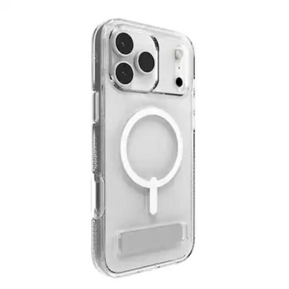ZAGG iPhone 17 Pro Max Case Clear MagSafe Kickstand 13ft Drop Protection New